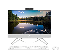 PC HP AIO 24-cb1012d 6K7G9PA : i5-1235U | 8GB RAM | 512GB SSD | Intel Iris Xe Graphics | 23.8 inch FHD | Windows 11 | Starry White
