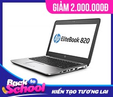 HP Elitebook 820 G3 : i5-6200U | 8GB RAM | 128GB SSD | Intel HD Graphics 520 | 12.5 inch HD | Windows 10 Pro | Silver