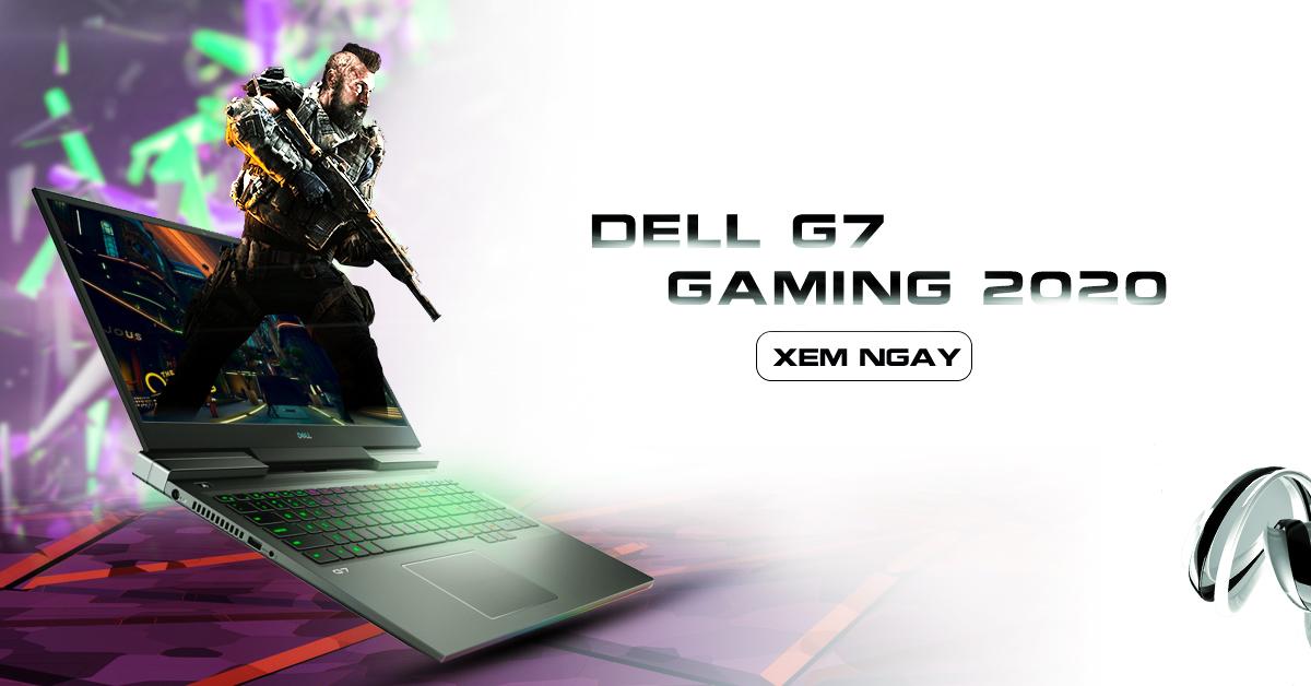 Dell Ra Mắt Laptop Gaming Dell G7 Mới - màn hình 4K OLED, I9-10980HK và RTX 2070 Max-Q
